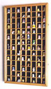 100 Opening Thimble Small Miniature Display Case Cabinet