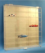 1/32 SCALE DIECAST 24 CAR ACRYLIC DISPLAY CASE - 24 FREE NAME PLATES