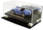 1/18 SCALE DIECAST CAR ACRYLIC DISPLAY CASE GOLD RISERS