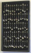 60 Spoon Display Case Cabinet w/Glass Door