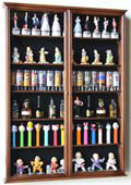 Tall Shot Glass - Shooter Mini Liquor Bottle Display Case Cabinet