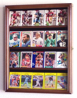 Sports / Trading 20 Card Display Case Cabinet