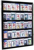 Graded 35 Sports / Trading Card Display Case Cabinet