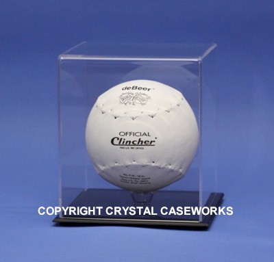 CHICAGO STYLE CLINCHER SOFTBALL ACRYLIC DISPLAY CASE