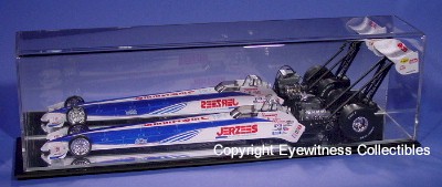 1/24 SCALE DIECAST ACRYLIC DISPLAY CASE FOR 1 NHRA TOP FUEL DRAGSTER