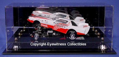 1/24 SCALE FUNNY CAR ACRYLIC DISPLAY CASE FOR 1 CAR OPEN