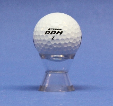 ACRYLIC T-CUP GOLF BALL DISPLAY STAND
