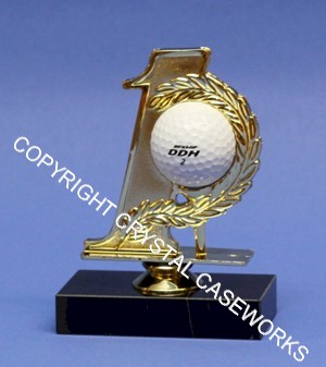 GOLF BALL HOLE IN ONE ACRYLIC DISPLAY STAND