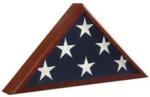 REDUCED PRICE MEMORIAL BURIAL CASKET FLAG DISPLAY CASE